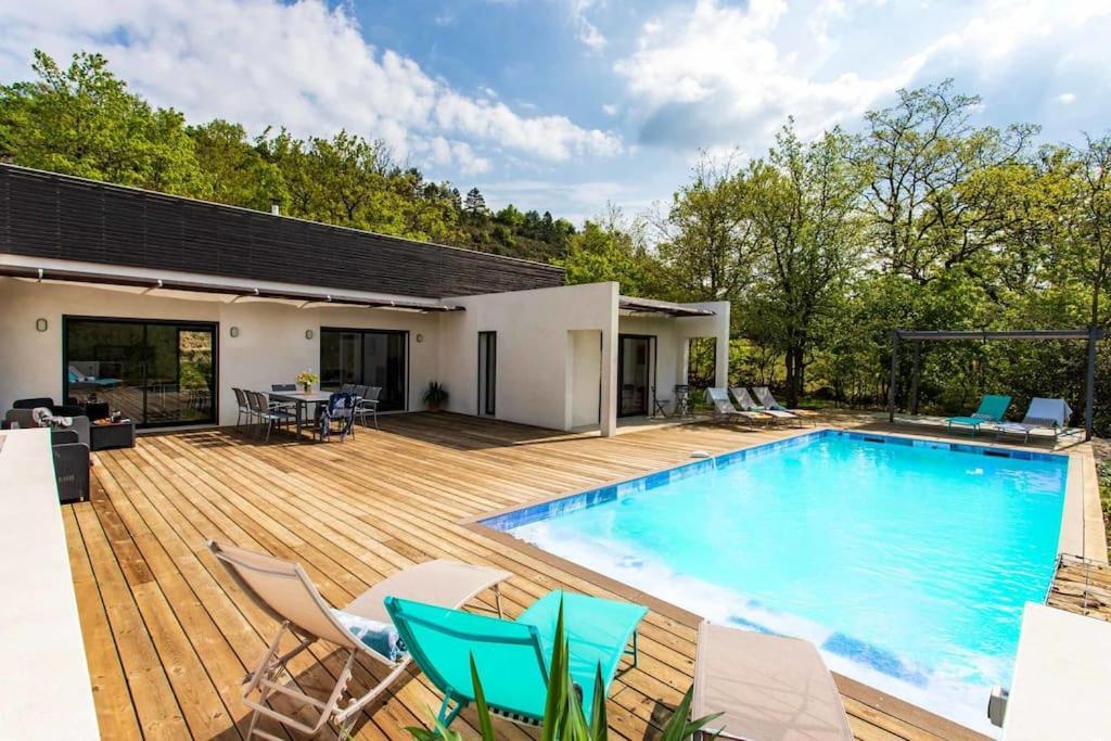 Villa Blanche, Contemporary, Cathars, Couiza, Carcassonne Eksteriør bilde