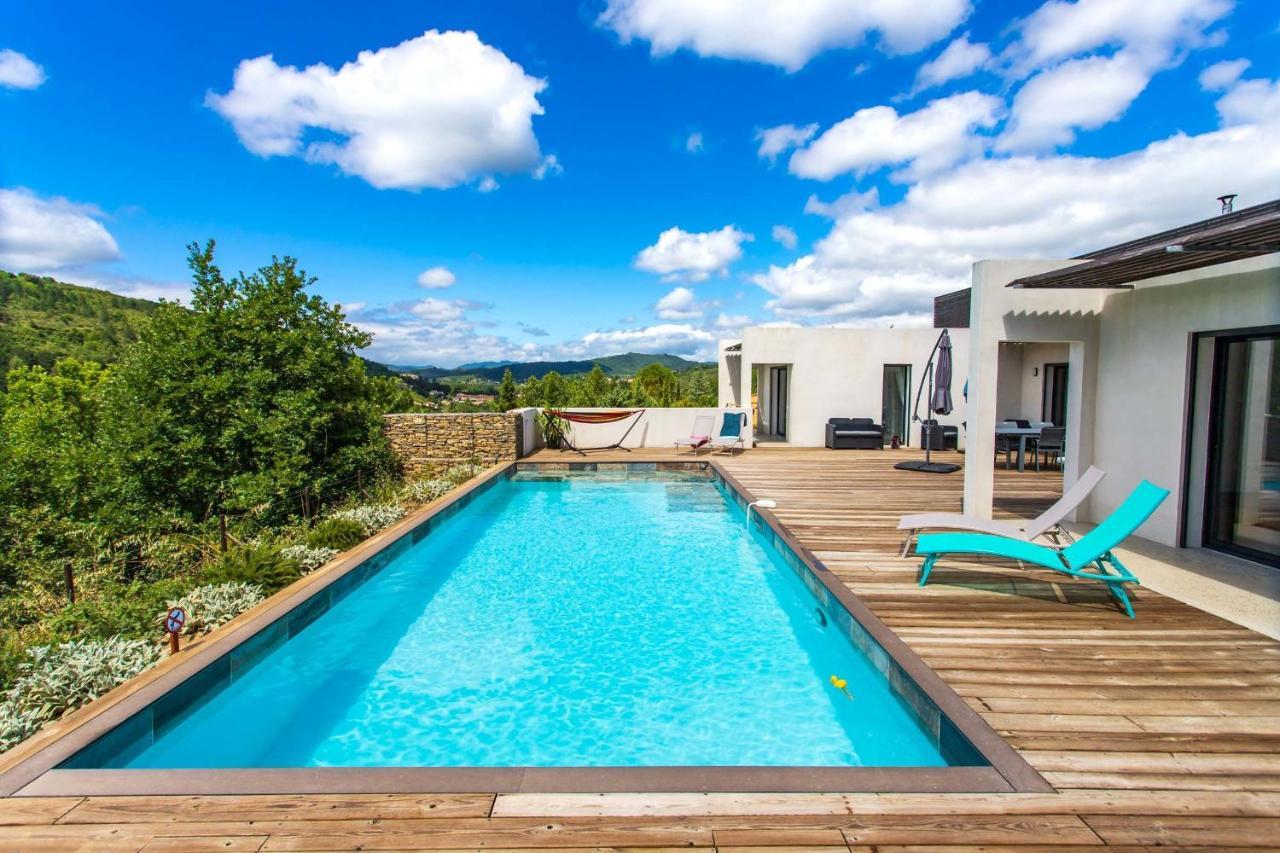 Villa Blanche, Contemporary, Cathars, Couiza, Carcassonne Eksteriør bilde