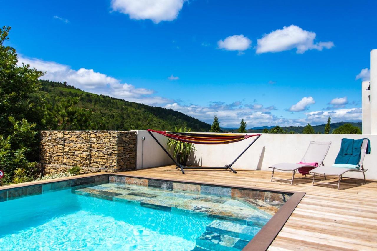 Villa Blanche, Contemporary, Cathars, Couiza, Carcassonne Eksteriør bilde